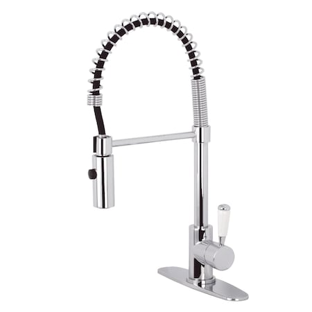Gourmetier LS8771DPL Paris Single-Handle Pre-Rinse Kitchen Faucet, Polished Chrome LS8771DPL